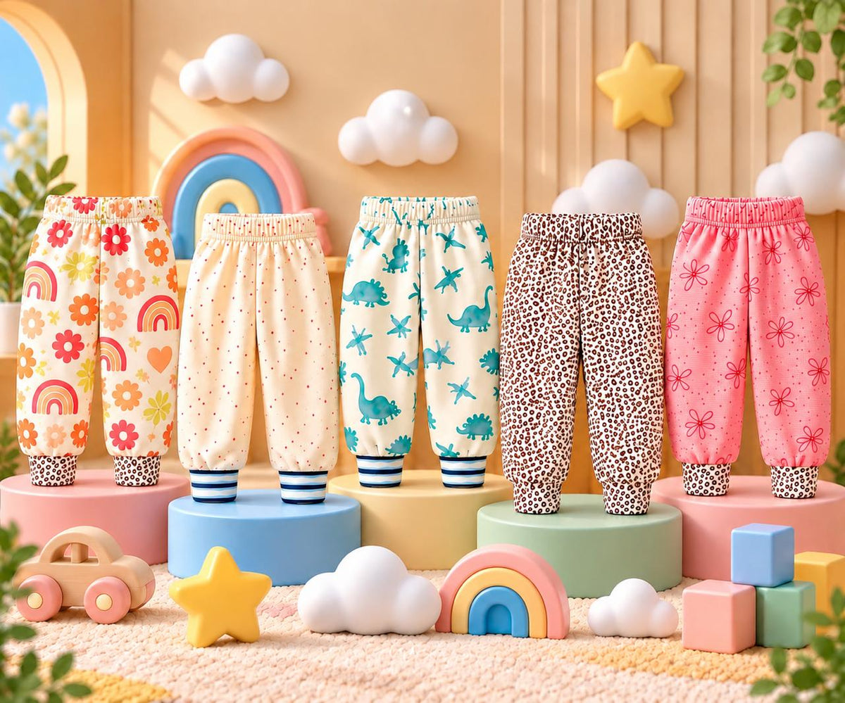 5 Playful Prints Pants Combo Set-17