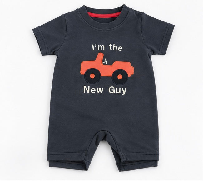 Boys I'm The New Guy Romper