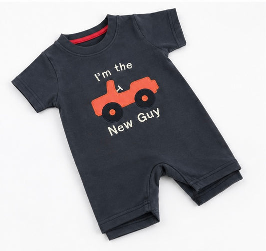 Boys I'm The New Guy Romper