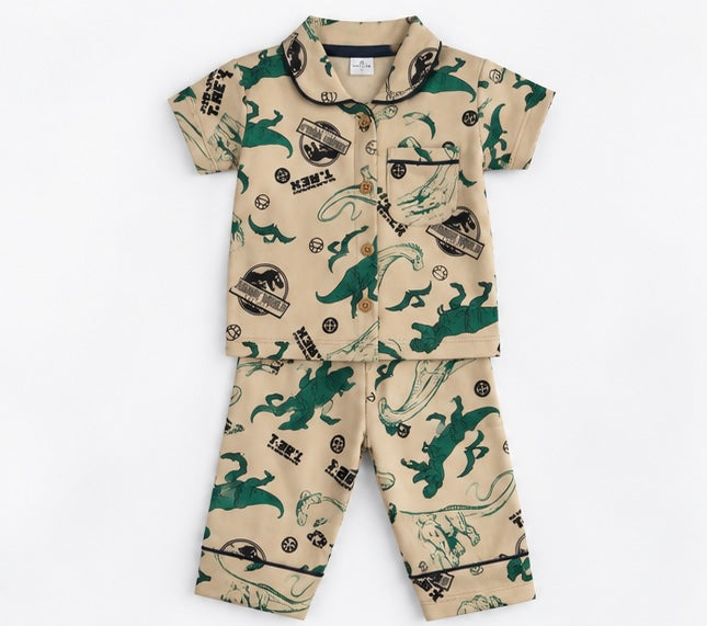 Boys Dino Print 2 Piece Set