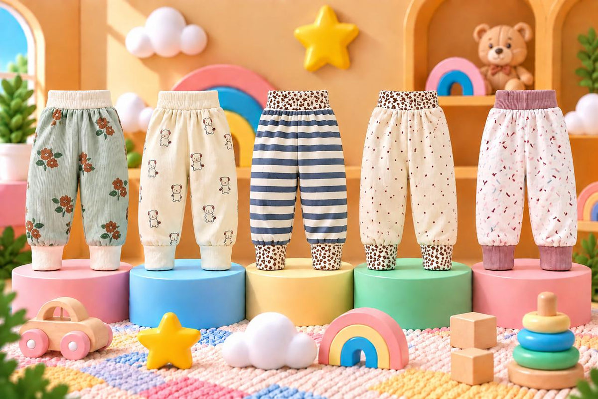 5 Prints Pants Combo Set-5