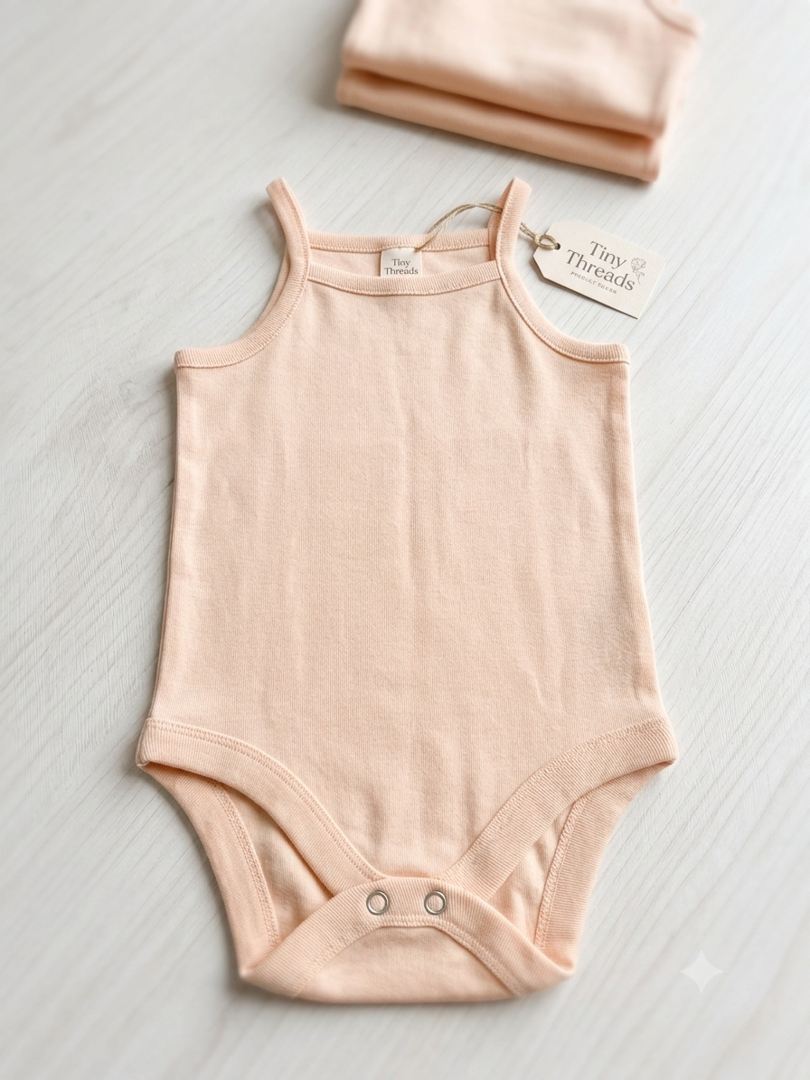 Baby Onesies Bodysuit - Sleeveless - Design 2