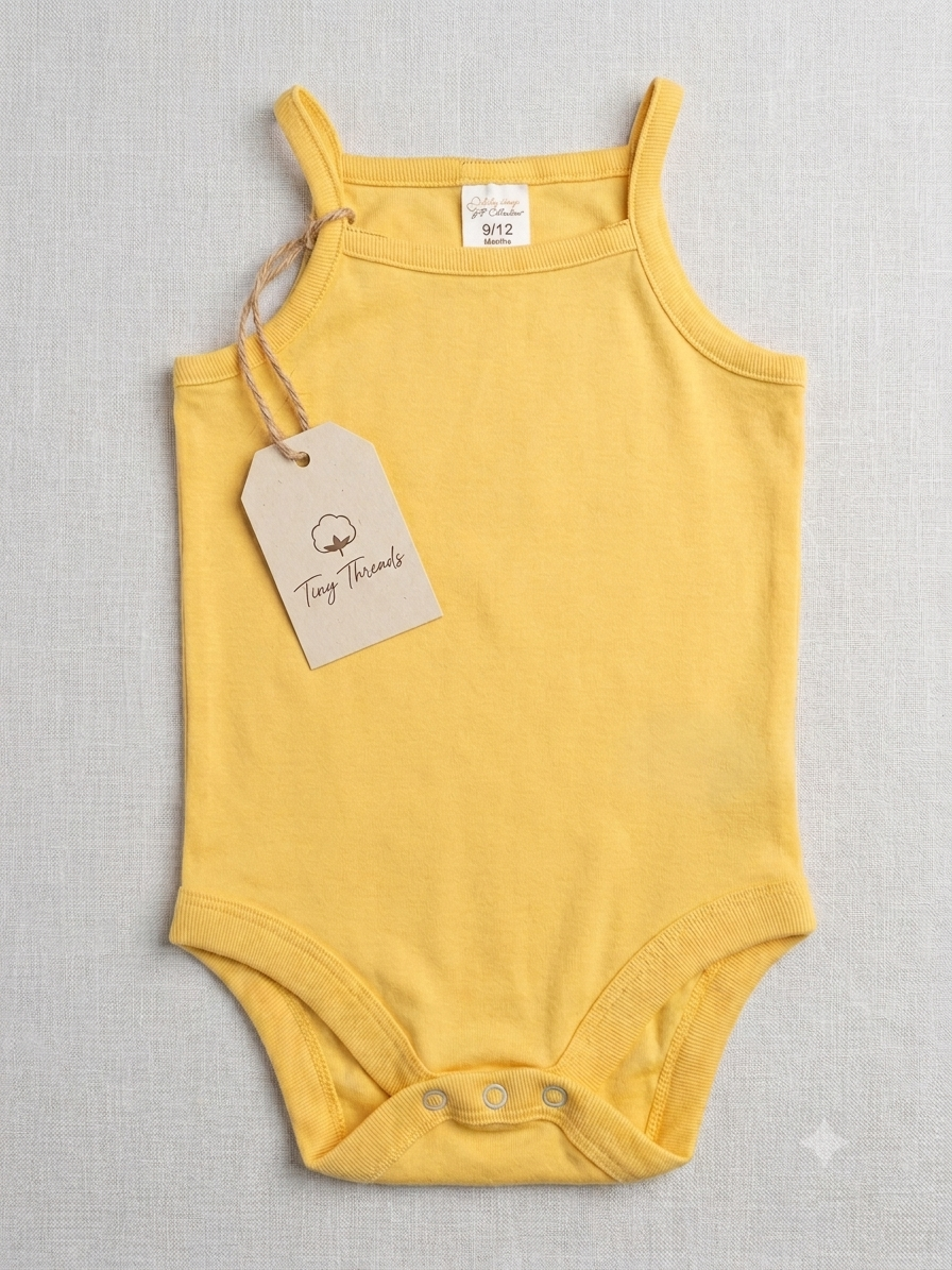 Baby Onesies Bodysuit - Sleeveless - Design 1