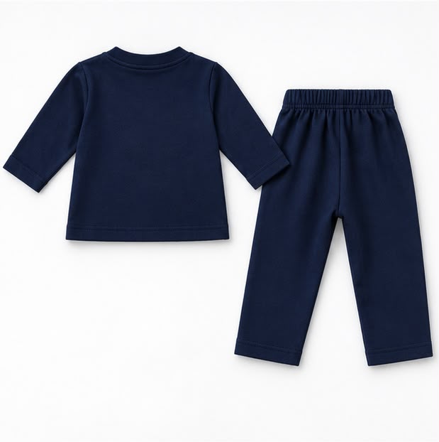 New York Skate Print Navy Sweatshirt & Joggers Set