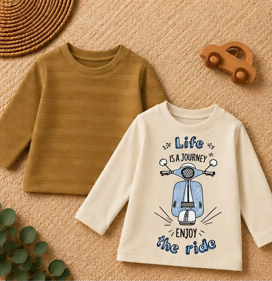 2 Piece Adventure Scooter Tee Combo