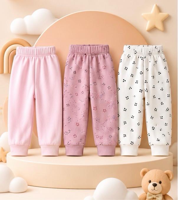 3 Piece Dreams & Stars Baby Pants Combo