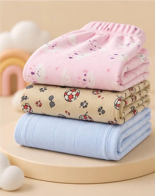 3 Piece Rainbow Bubbles Baby Pants Combo