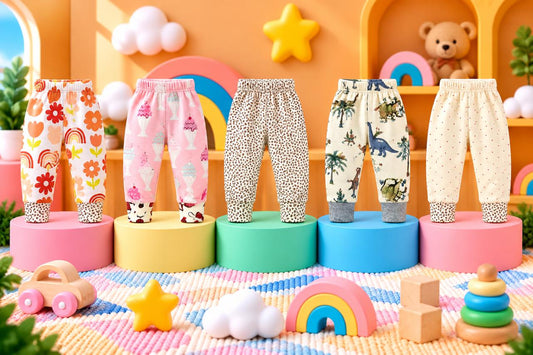 5 Fun Prints Pants Combo Set-11