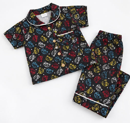 Boys Dash Car Print 2-Piece Set