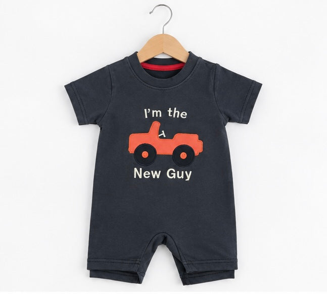 Boys I'm The New Guy Romper