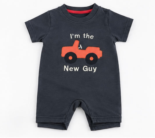 Boys I'm The New Guy Romper