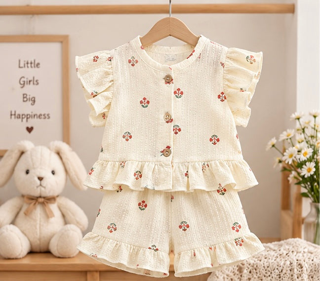 Ruffle Baby Girl 2-Piece Set - Artisanal