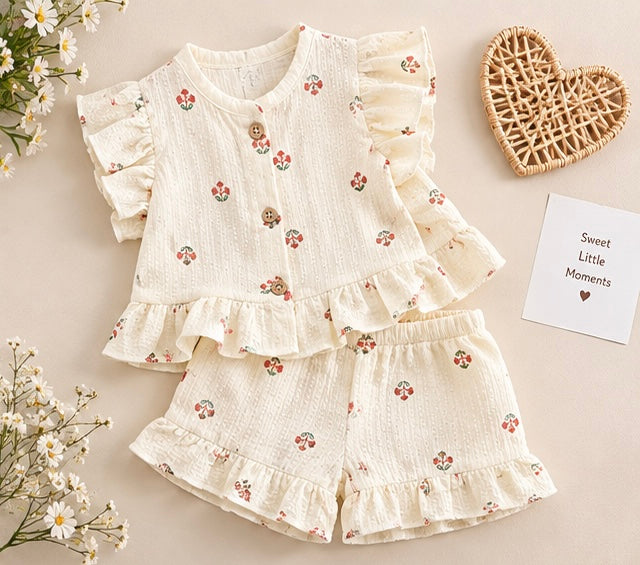 Ruffle Baby Girl 2-Piece Set - Artisanal