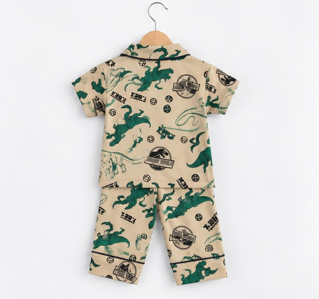 Boys Dino Print 2 Piece Set