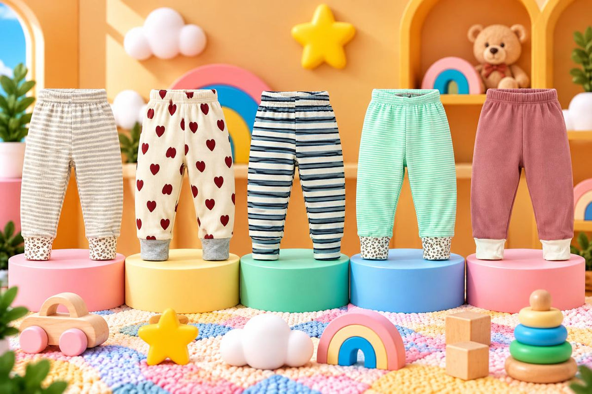 5 Pattern Pants Combo Set-8