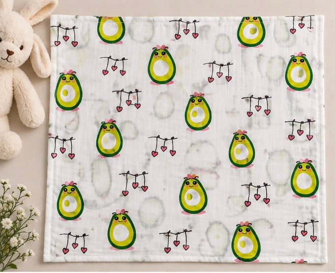 Muslin Cotton Baby Towel - Design 2