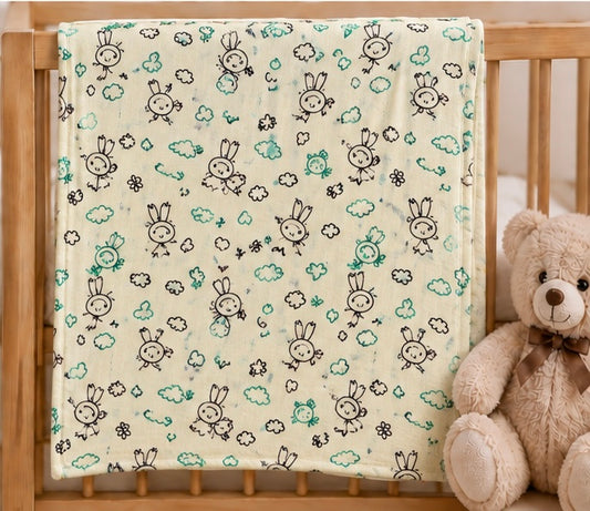 Muslin Cotton Baby Towel - Design 5