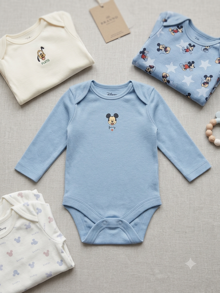 Baby Onesies Bodysuit - Full Sleeve - Design 10