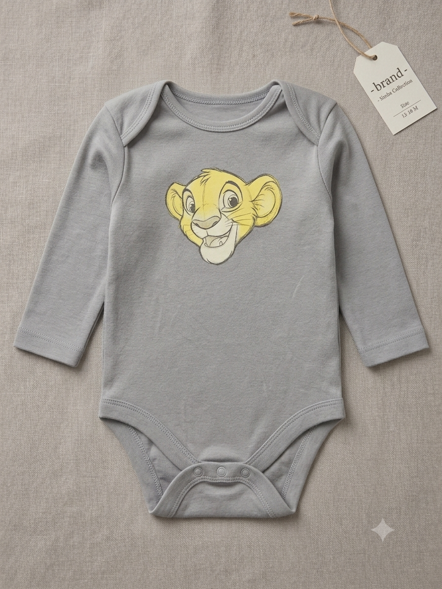 Baby Onesies Bodysuit - Full Sleeve - Design 2