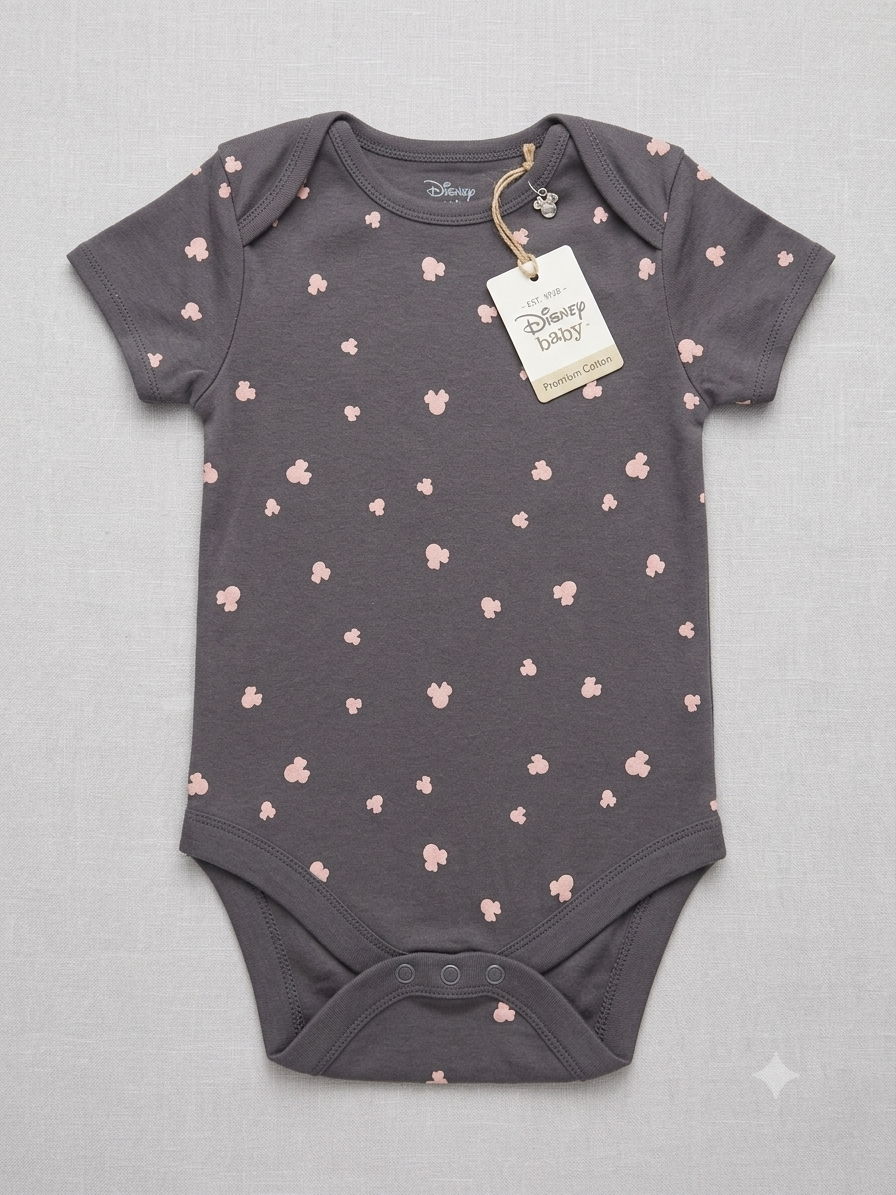 Baby Onesies Bodysuit - Half Sleeve - Design 2