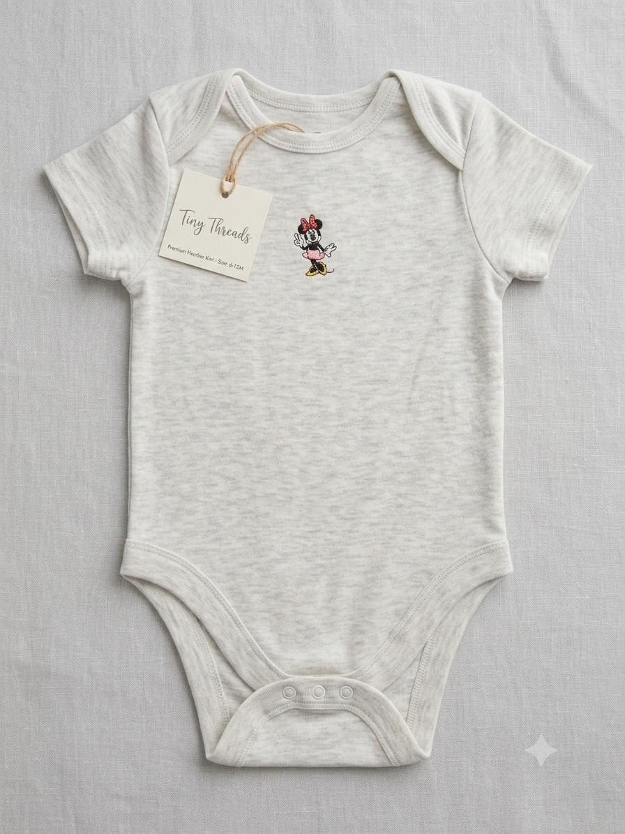 Baby Onesies Bodysuit - Half Sleeve - Design 3