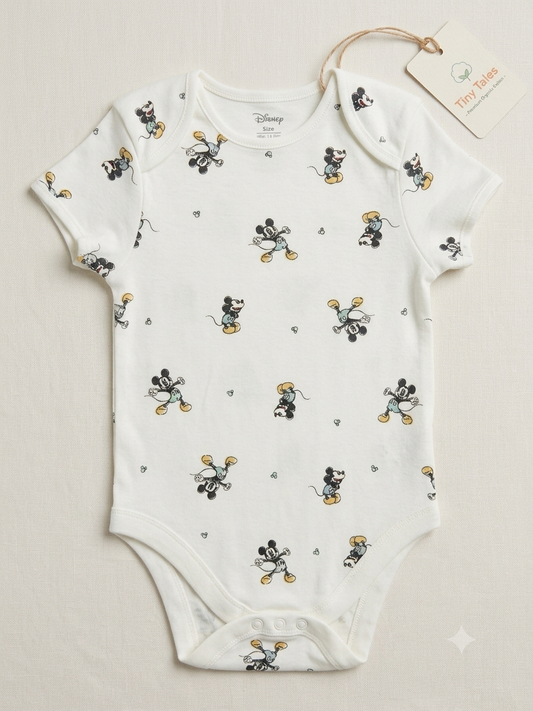 Baby Onesies Bodysuit - Half Sleeve - Design 4