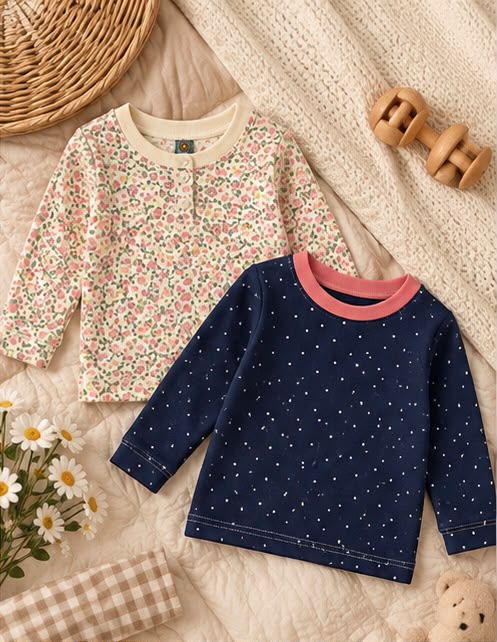 2 Piece Floral Tee Combo