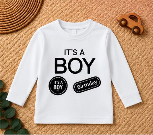It's a Boy Announcement T-Shirt