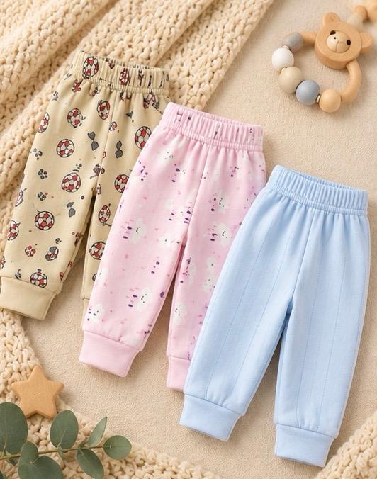 3 Piece Rainbow Bubbles Baby Pants Combo